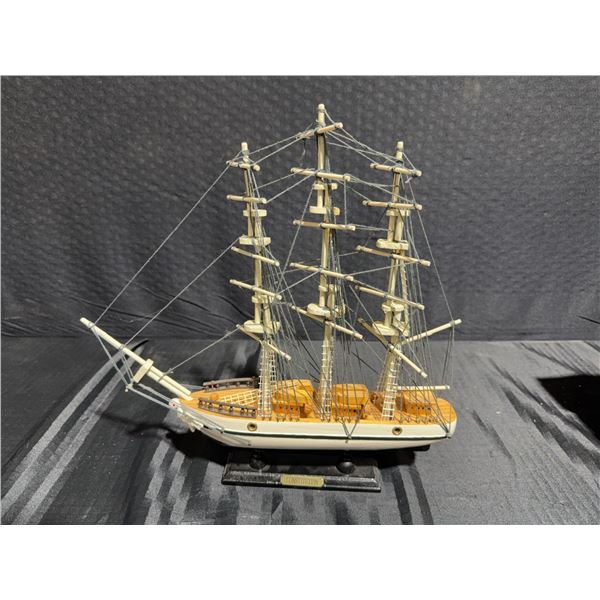 Wooden Model Ship "Constitution" on Stand