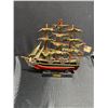Image 2 : Flying Cloud Wooden Ship Model with Stand