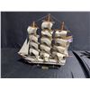 Image 1 : Whaling Ship Clipper 1845 Model with Stand