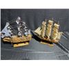 Image 1 : Wooden Model Ships: H.M.S. Victory and Mayflower
