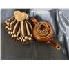 Image 6 : Brown Ceramic Teapot with Knit Cozy and 3 Ceramic Figurines