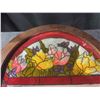 Image 2 : Aubergtique Tiffany Stained Glass Floral Mirror by Dareco
