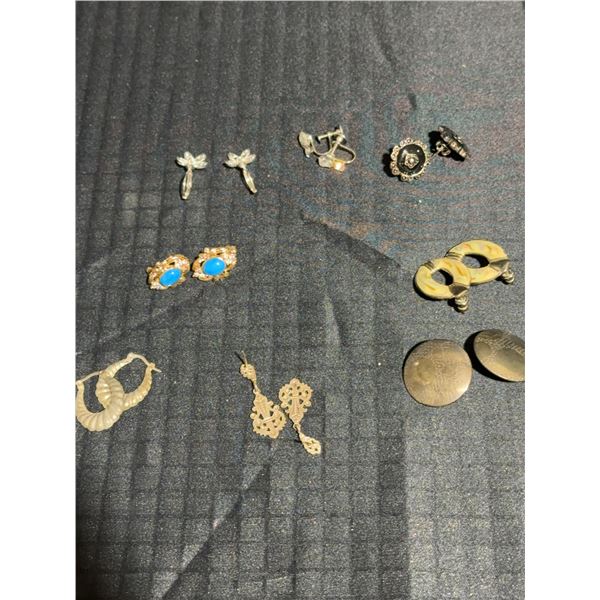 Vintage Style Earrings and Cufflinks Lot