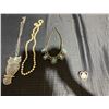 Image 1 : Costume Jewellery Necklaces with Turquoise and Pearl Strands
