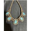 Image 3 : Costume Jewellery Necklaces with Turquoise and Pearl Strands