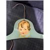 Image 4 : Collectibles: Rawleigh's Tin, 2 Painted Girl/Boy Hangers, Miniature Iron