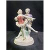 Image 1 : Porcelain Ballerina Dance Couple Figurine, Marked Japan