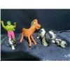 Image 1 : Lot: Hulk Figure, Rubber Horse, Japan Dog Trio