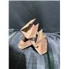 Image 11 : Lot: Wind-Up Bunny Toy, Porcelain Doll & Rustic Meat Tenderizer