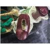 Image 5 : Lot: Wind-Up Bunny Toy, Porcelain Doll & Rustic Meat Tenderizer