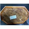 Image 3 : Octagonal Wood and Leaf Trinket Box, Made in Philippines