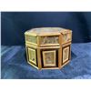 Image 4 : Octagonal Wood and Leaf Trinket Box, Made in Philippines