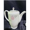Image 2 : Czechoslovakian Porcelain Tea Set With Floral Design, 3 Pieces