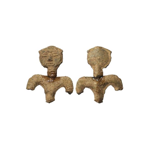 Primitive Money, Human Figurine, repaired,