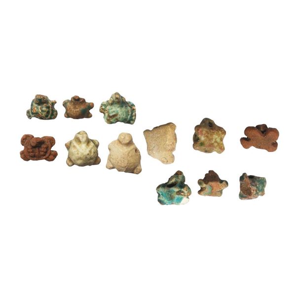 Primitive Money, Copper Figurines, set of 6