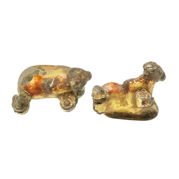 Pre Satavahana (2nd Century BC), Bull Figurine, 3.19 gms, fine+, rare.