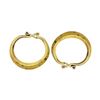 Image 1 : Central India, Gold ear ring, 2.41 gms