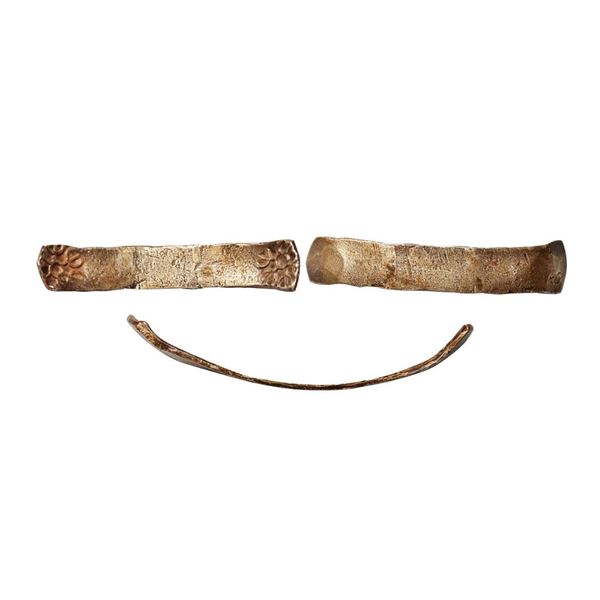 Gandhara Mahajanapada, (6th-5th Century BC), Bent Bar, Silver 1 Shatamana, 11.25 gms,