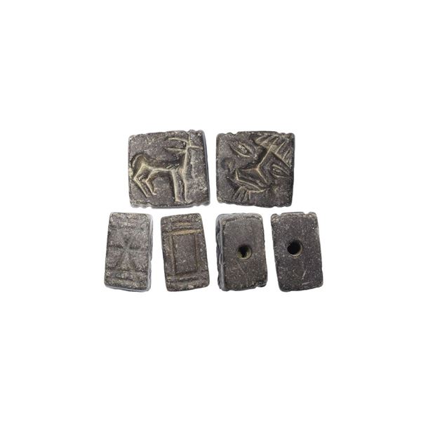 Taxila Region, (2nd Century BC), Soap Stone Seal, 11.19 gms,