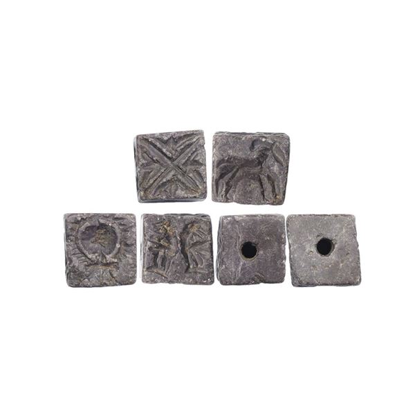 Hunnic Period (3rd – 4th Century AD), Soap Stone Seal,  14.83 gms