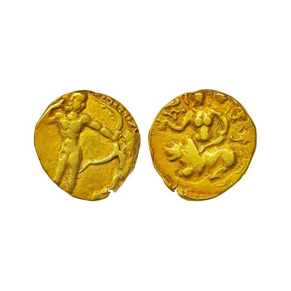 Guptas, Chandragupta II (380-413 AD), Gold Dinara, 7.69 gms