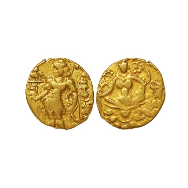 Gupta Empire, Kumaragupta I (409-455 AD), Gold Dinar, 7.68 gms, Archer-Reverse Bow Type, O