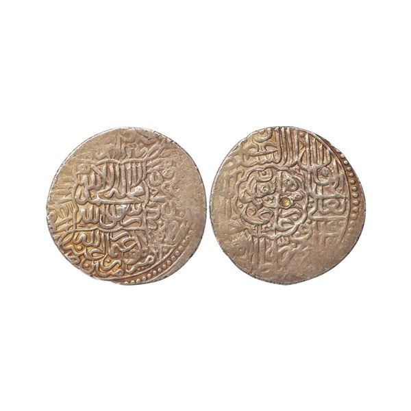 Mughal, Humayun, First Reign (AH 937-947, 1530-1540 AD), Silver Shahrukhi, 4.69 gms. Humay