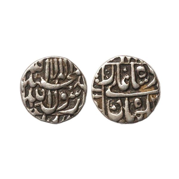 Shah Jahan (AH 1037-1068, 1628-1658 AD), Silver ¼ Rupee, 2.80 gms, Surat Mint, KM # B