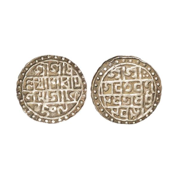 Cooch Behar, Lakshmi Narayan (SE 1509-1549, 1587-1627 AD), Silver Rupee, 10.24 gms, SE 150