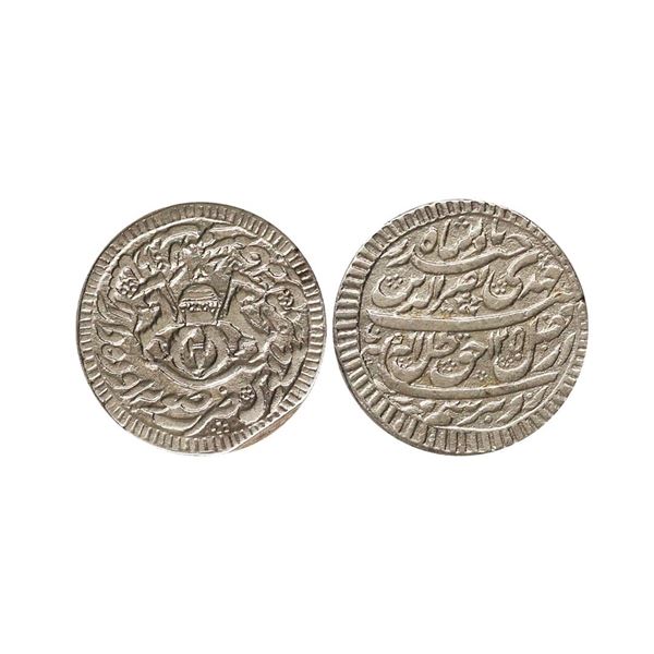 Awadh State, Nasir-ud-Din Haider (AH 1243-1253, 1827-1837 AD), Silver Rupee, 11.11 gms, Su