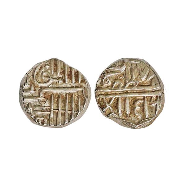 Junagadh State, INO Muzaffar Shah III, Silver Diwan shahi Kori, 4.82 gms, AH 978(frozen), 