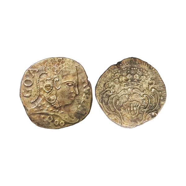 Portuguese India, D. Maria I (1786-1799)Silver Rupee, 10.84 gms
