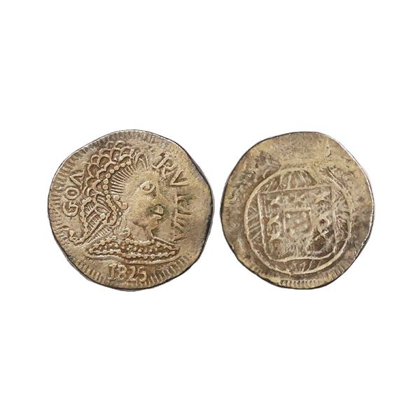 Portuguese India, D. João VI (1816-1826) Silver Rupee, 10.80 gms