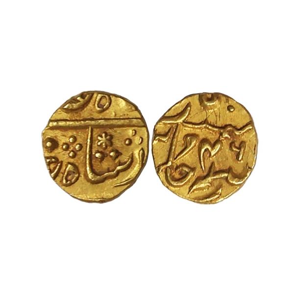 Bombay Presidency, INO Shah Alam II, Gold 1/15 Mohur, 0.78 gms, RY 46, Privy Mark 4b, Prid