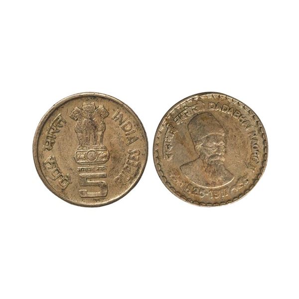 Republic India, 5 Rupees, Commemorative Issue, Copper - Nickel, 2002. 5 Rupees, Commemorat