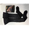 Image 1 : Oroblu Couture nylon black thigh highs