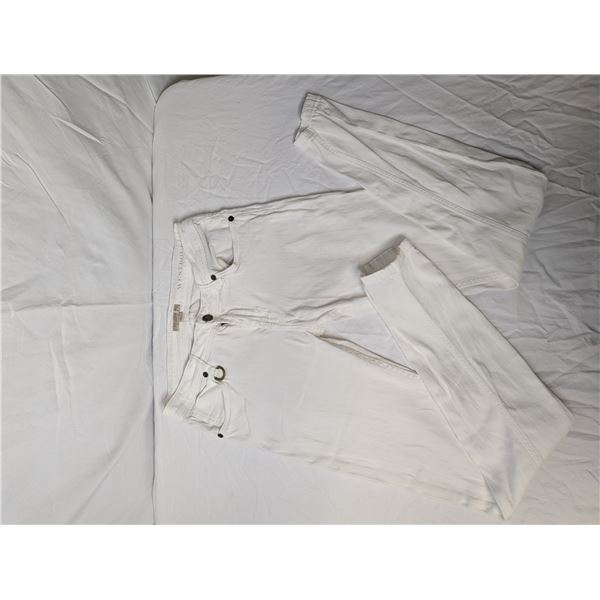 Burberry white skinny crop jeans – Westborne