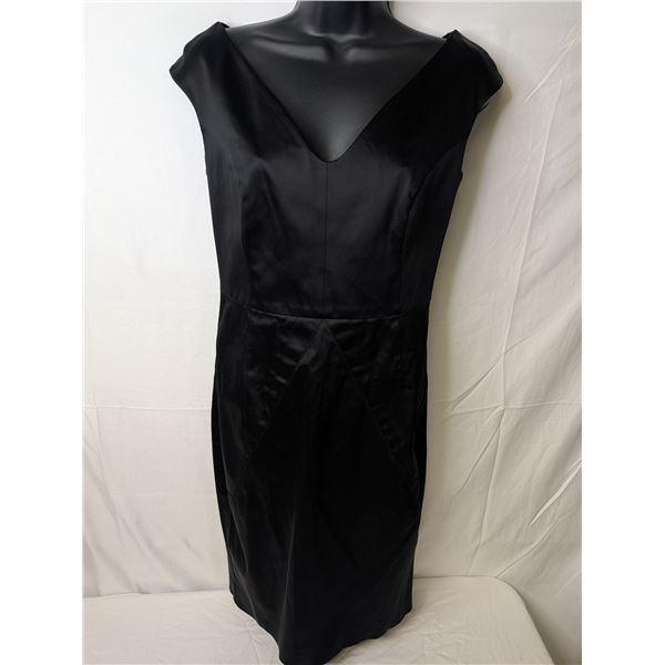 Guess by Marciano dress sleeveless black satin