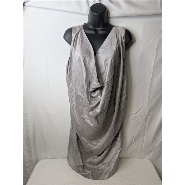JUST Female Silver 100% silk dress