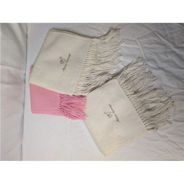Three Alpaca Camarga Scarves