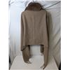 Image 2 : Pretty Persuasions brown fur trim shawl