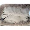 Image 5 : Pretty Persuasions brown fur trim shawl