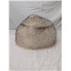 Image 1 : White round fur hat