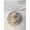 Image 2 : White round fur hat