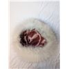 Image 4 : White round fur hat