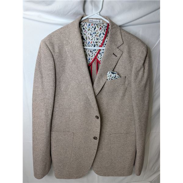 7 Downy St men's blazer beige