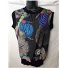Image 1 : Ted Baker short sleeve sheer top multi pattern