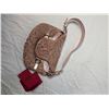 Image 5 : Valentino pink Square Lamb Fur bag with Swarovski Crystal