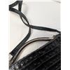 Image 7 : Black crocodile leather handbag