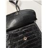 Image 8 : Black crocodile leather handbag